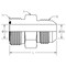World Wide Fittings Male Flat Face O-Ring to Male JIC Straight FS6403X04X04 - alternate 2